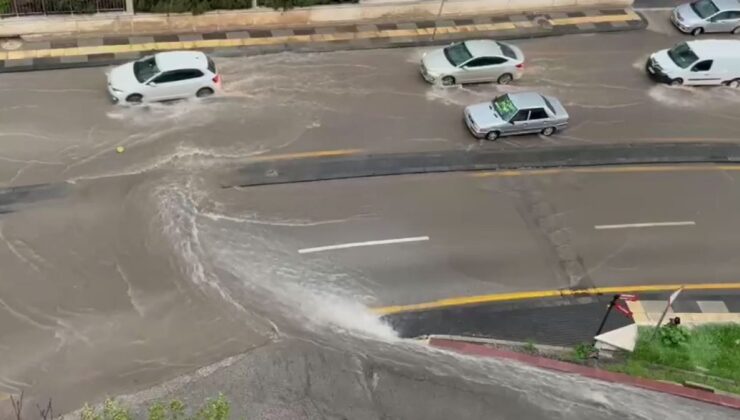 Ankara’da şiddetli sağanak ve dolu yağışı