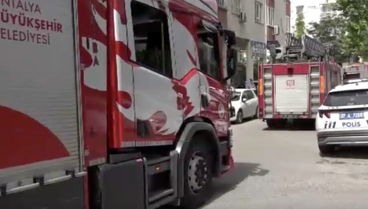 Antalya’da bulaşık makinesinden çıkan yangın apartmanda paniğe neden oldu