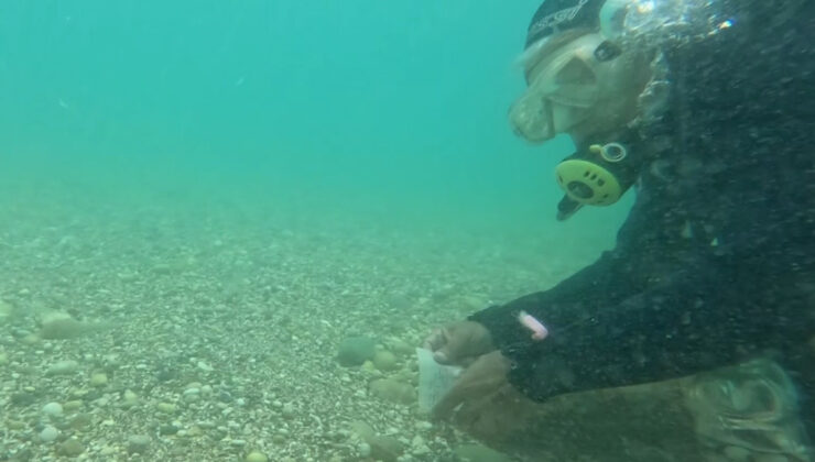 Antalya’da denize atılan Hıdırellez dilekleri görüntülendi