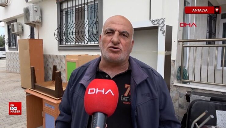 Antalya’da imzaladığı tahliye taahhütnamesiyle konuttan çıkarıldı