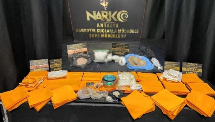 Antalya’da uyuşturucu operasyonunda 1 kişi yakalandı