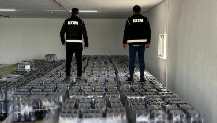 Antalya’de merkezli 3 vilayette büyük operasyon: 2 bin tondan fazla düzmece alkol ele geçirildi