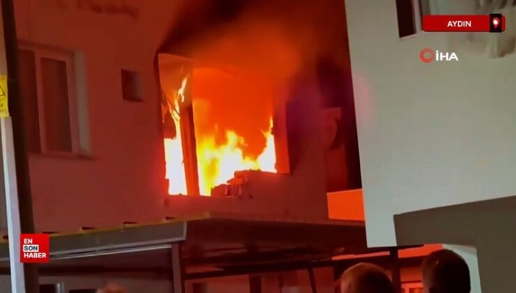 Aydın’da konutta patlama