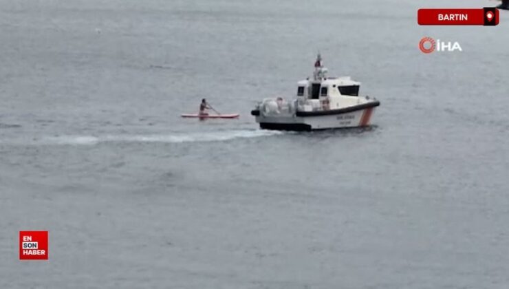 Bartın’da yasaklı bölgeye giren Rus, grupları alarma geçirdi