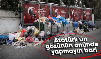 Beşiktaş’ta çöp dağları vatandaşı isyan ettirdi