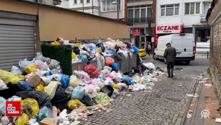 Beşiktaş’ta çöp dağları vatandaşı isyan ettirdi