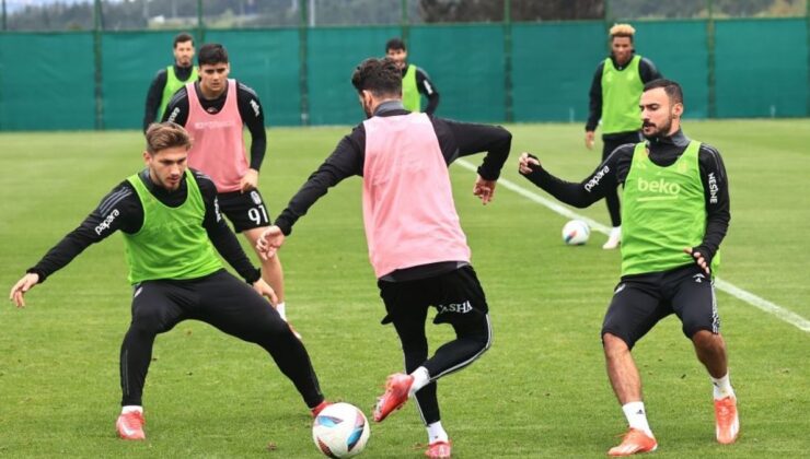 Beşiktaş’ta Fenerbahçe maçı hazırlıkları sürdü