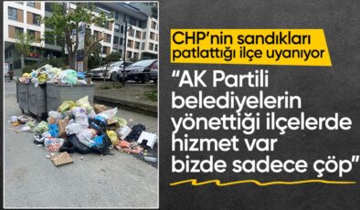 Beşiktaş’ta toplanmayan çöpler vatandaşları ve esnafı rahatsız ediyor