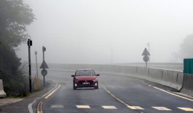 Bolu Dağı’nda trafik sise teslim