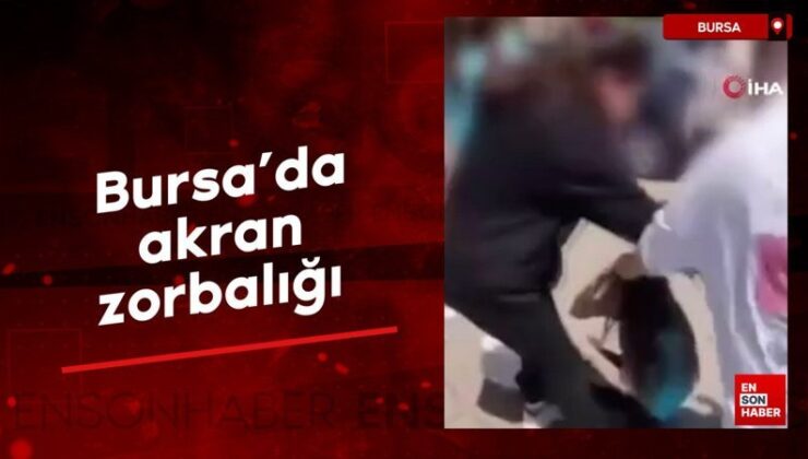 Bursa’da akran zorbalığı: Okul arkadaşını darbedip yerde sürükledi