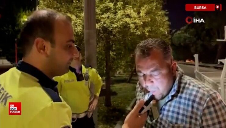Bursa’da polisten kaçan şoför yakalandı: Burada yatacaktım dedi