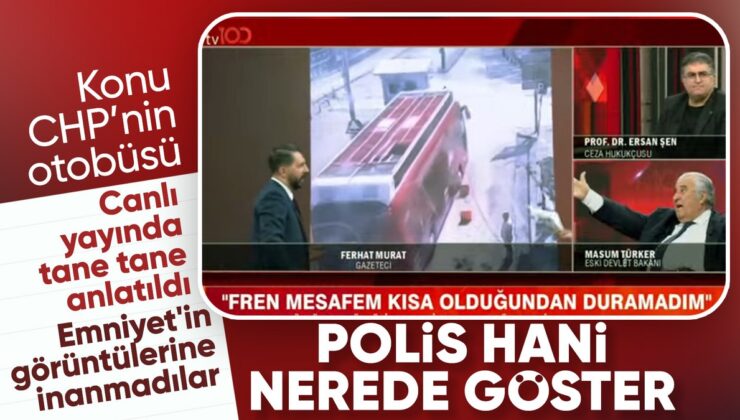 Canlı yayın polemiği: CHP otobüsünün ezmeye çalıştığı polis görüntüsü gerçek mi