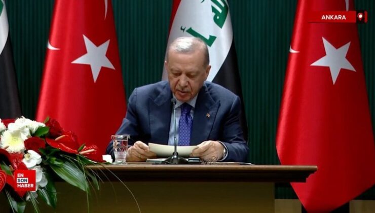 Cumhurbaşkanı Erdoğan ve Irak Başbakanı Sudani’den ortak açıklama