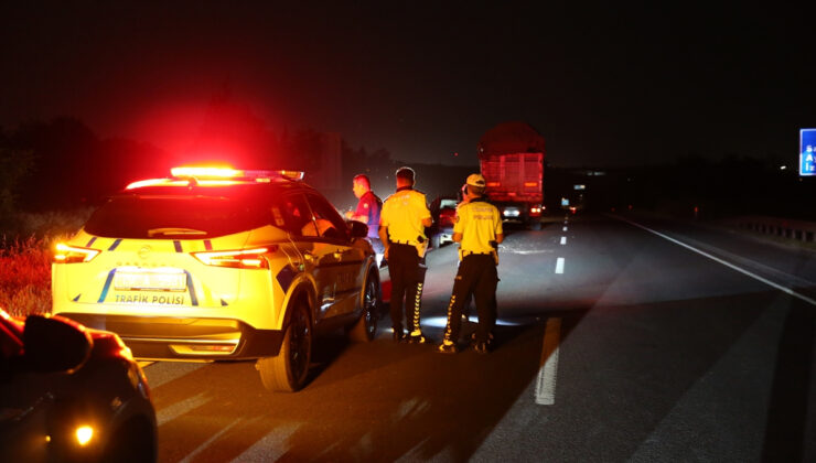 Denizli’de alkollü şoförün çarptığı polis yaralandı