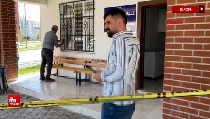 Elazığ’da mahalle muhtarı, silahlı akında yaralandı