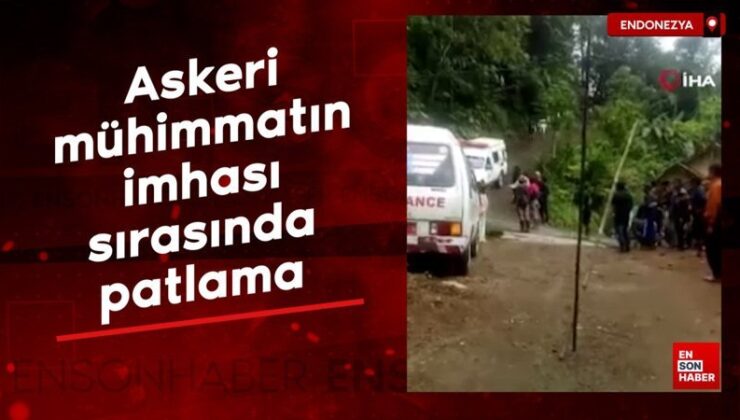 Endonezya’da askeri mühimmatın imhası sırasında patlama