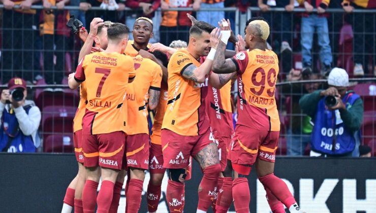 Galatasaray, Süper Lig’de alanındaki yenilmezliğini sürdürdü
