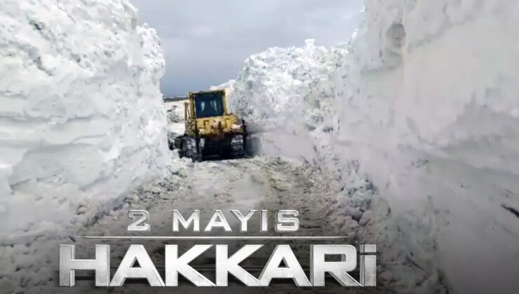 Hakkari Yüksekova’da 3 metrelik karla uğraş