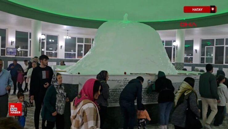 Hatay’da Hz. Hızır Türbesi ziyaretçi akınına uğradı
