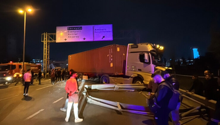 İstanbul Beylikdüzü’nde denetimden çıkan tır ortalığı birbirine kattı: 1 meyyit
