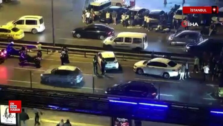 İstanbul E-5’te alkollü şoför zincirleme kazaya neden oldu