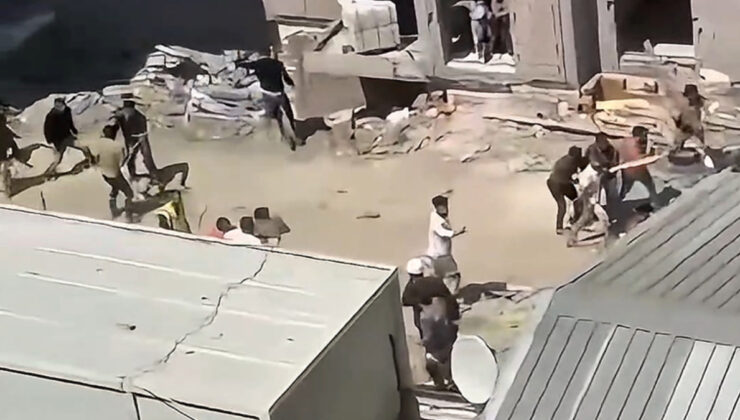 İstanbul Gaziosmanpaşa’da inşaat çalışanları birbirine girdi