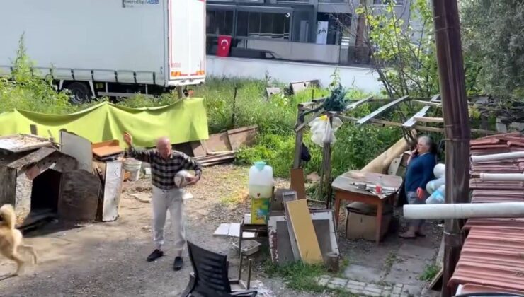 İstanbul’da bahçeye kaçan toplarını patlattığı çocuklara küfretti