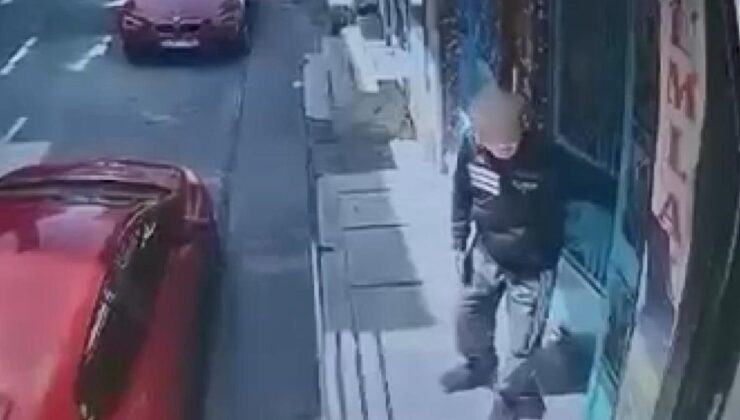 İstanbul’da cansız vücudu bulunan İshak Öztürk’ün meskenden çıktığı anlar kamerada