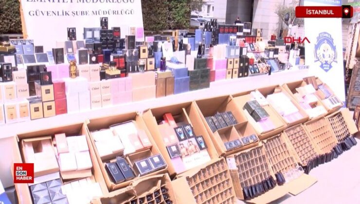 İstanbul’da düzmece parfüm operasyonu: 110 milyon liralık eser ele geçirildi
