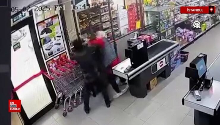 İstanbul’da market çalışanı bayanı darbeden kuşkulu yakalandı