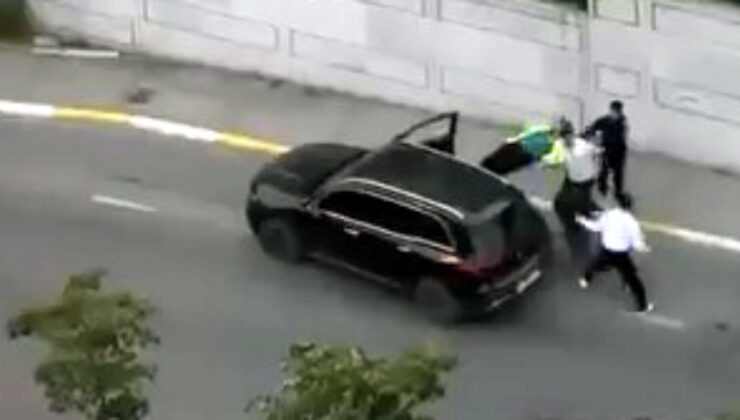 İstanbul’da tekmeli yumruklu yol verme hengamesi