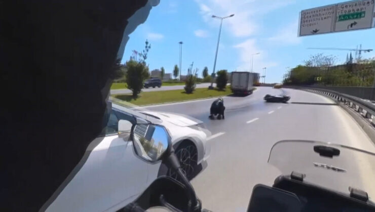 İstanbul’da yakıt dökülen yolda kaydı: Vefattan döndü