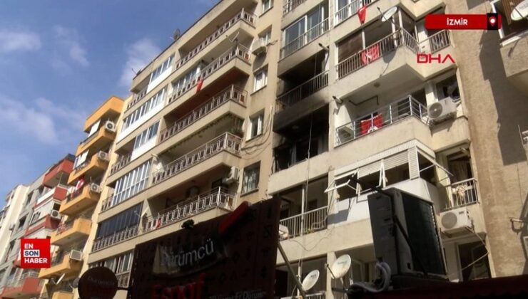 İzmir’de gaz sızıntısı olan bina patladı