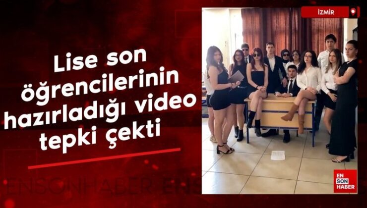 İzmir’de lise son öğrencilerinin hazırladığı görüntü reaksiyon çekti