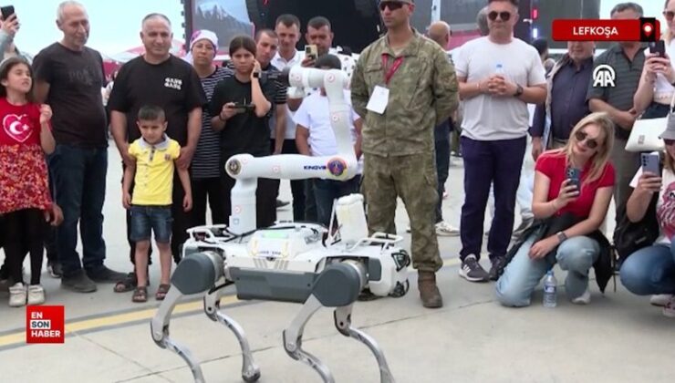 Jandarmanın yeni yardımcısı robot köpek envantere girdi
