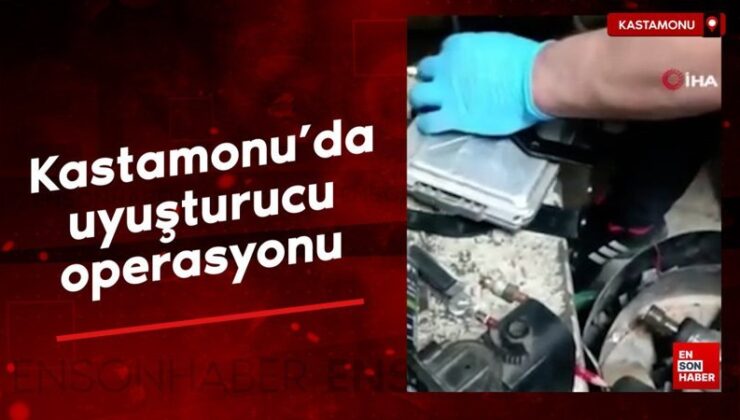 Kastamonu’da uyuşturucu operasyonu