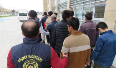 Kırşehir’de 18 sistemsiz göçmen yakalandı