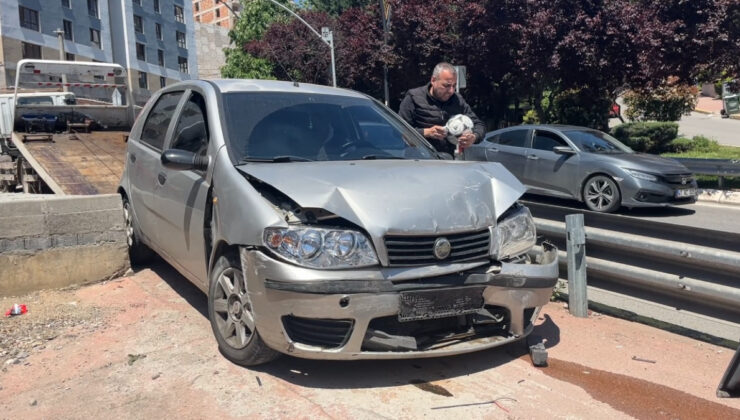 Kocaeli’de kırmızı ışıkta duran araca çarptı: 5 yaralı