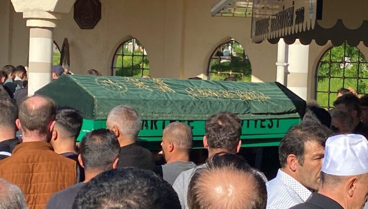 Kocaeli’de miras arbedesinde amcasının öldürdüğü gence veda