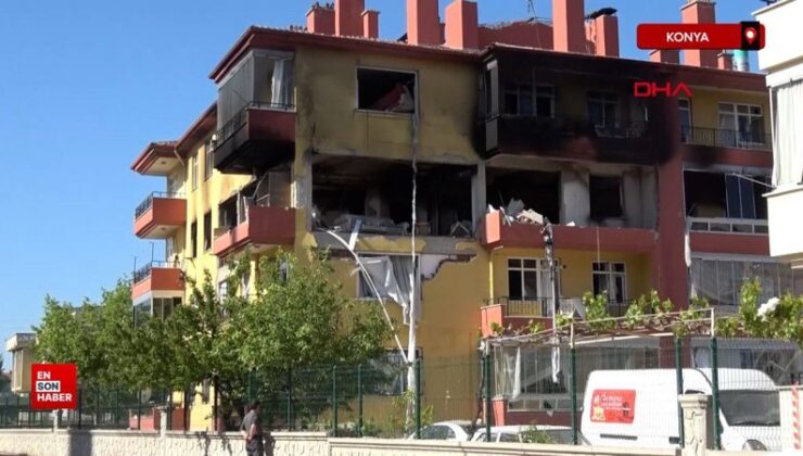 Konya’da doğal gaz patlaması