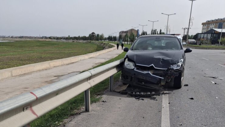 Konya’da ootomobiller çarpıştı: 2 yaralı