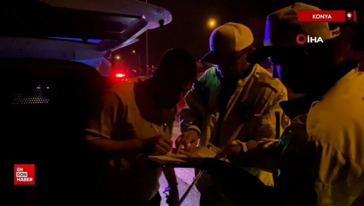 Konya’da polislerden 50 kilometre kaçan alkollü şoför: Rezil olmayalım