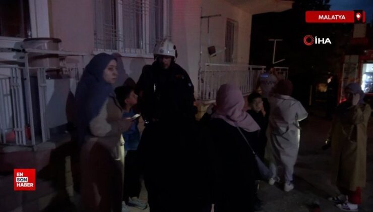 Malatya’da apartman yangını