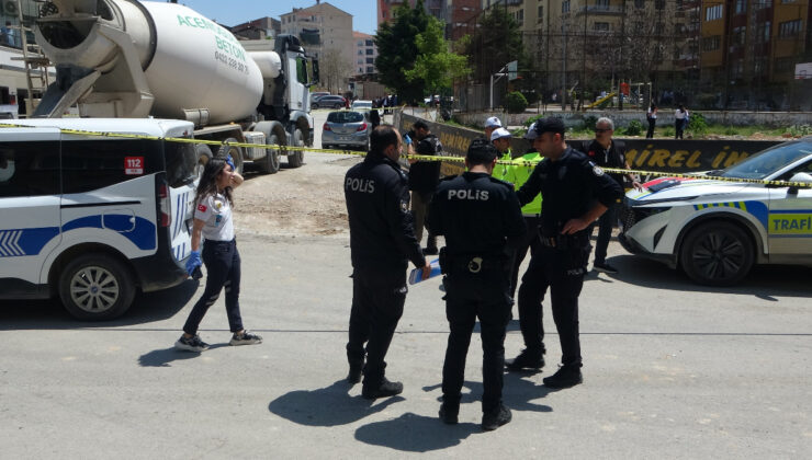 Malatya’da beton mikserinin çarptığı yaya öldü