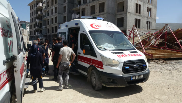 Malatya’da şantiye personelleri ortasında taşlı sopalı hengame