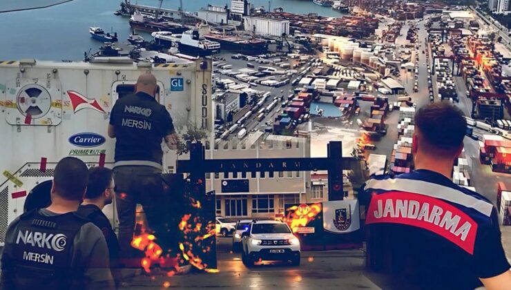 Mersin’de 28 kg kokain ve 680 litre sıvı metamfetamin ele geçirildi