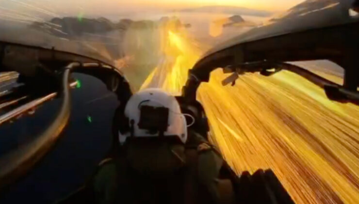 MSB, tatbikatta helikopterden atış imgesi paylaştı