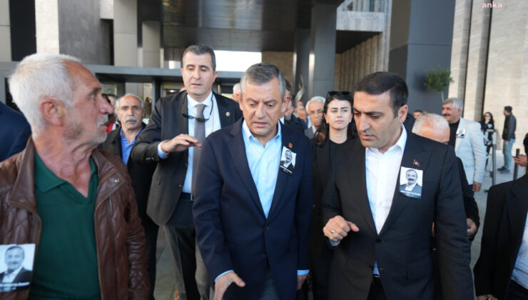 Özgür Özel’e akın anı