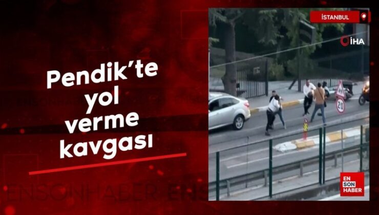 Pendik’te yol verme hengamesi
