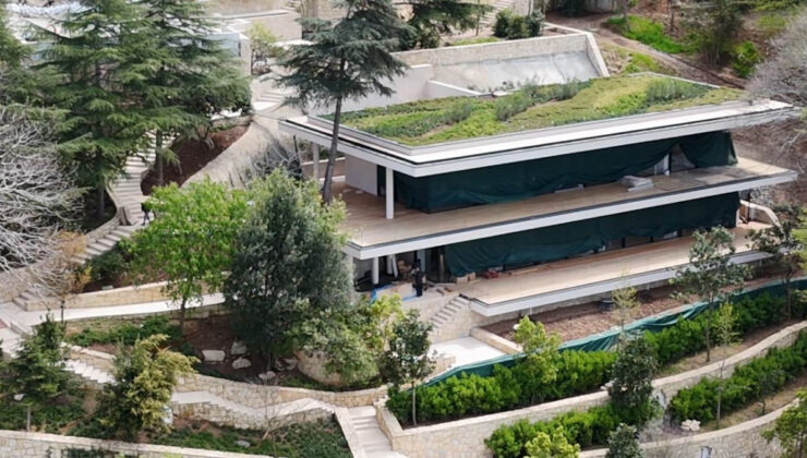 Rus milyarderin rüşvet verdiği sav edilen villada inşaat çalışmaları sürüyor